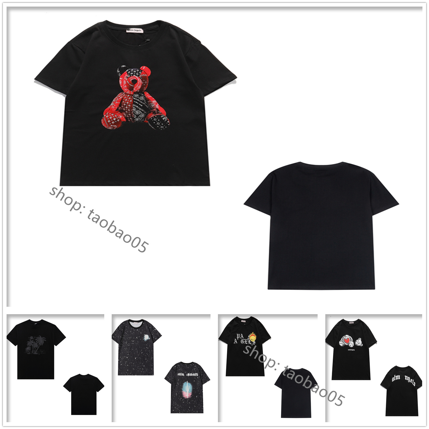 Men's angel T Shirt women T Shirts decapitated bear hip hop street shark round neck loose embroidery short sleeve dolman sleeves drop shoulder foam print A03, 1pcs button
Men's angel T Shirt women T Shirts decapitated bear hip hop street shark round neck loose embroidery short sleeve dolman sleeves drop shoulder foam print A03, 1pcs button