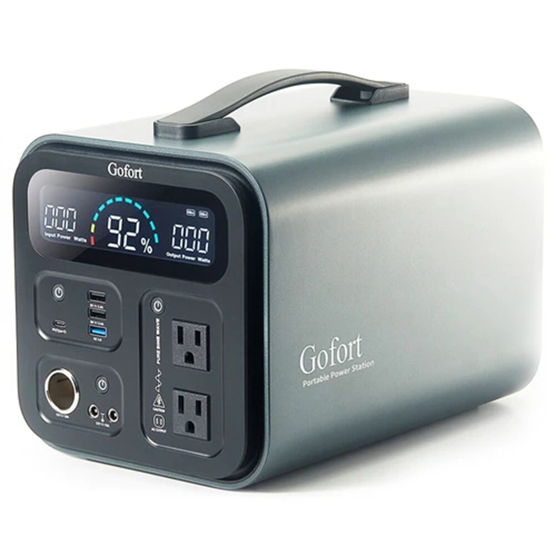 Gofort UA1100 1100Wh Portable Power Station 2x Pure Sine Wave AC110V Outlets 1200W Inverter Solar Generator for RV Van
Gofort UA1100 1100Wh Portable Power Station 2x Pure Sine Wave AC110V Outlets 1200W Inverter Solar Generator for RV Van