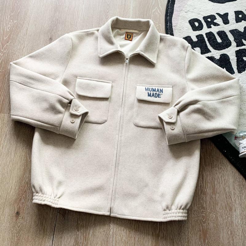 Men's Jackets Human Made 20 Souvenir Cargo Men Clothing Women Winter Wool Blends Coats Harajuku Japanese Racer Streetwear Peacoat, Black;brown
Men's Jackets Human Made 20 Souvenir Cargo Men Clothing Women Winter Wool Blends Coats Harajuku Japanese Racer Streetwear Peacoat, Black;brown