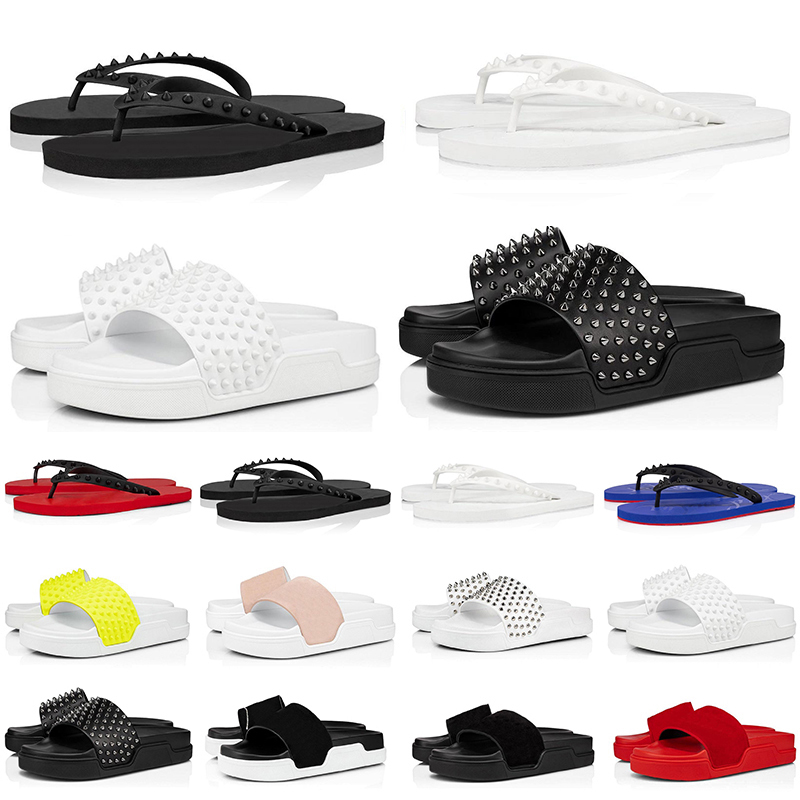 With box high quality luxury men designer slippers fashion slides triple black white spikes mens flat flip flops beach hotel platform sandals red bottoms sneaker
With box high quality luxury men designer slippers fashion slides triple black white spikes mens flat flip flops beach hotel platform sandals red bottoms sneaker