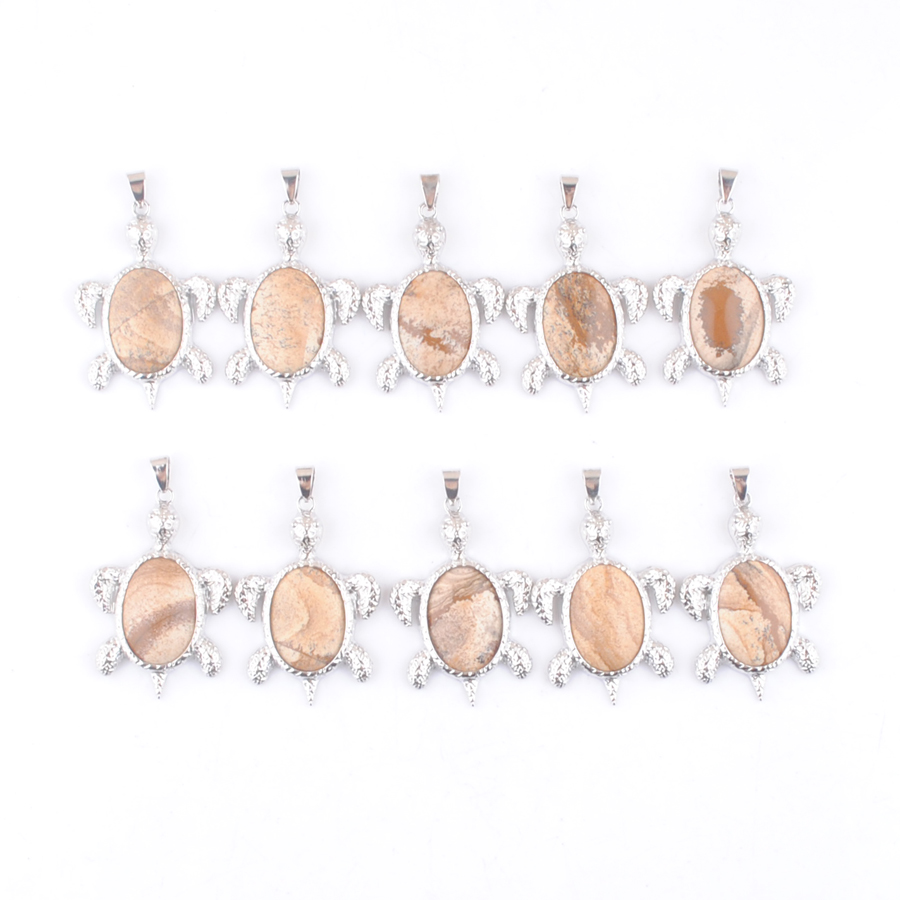 Natural Gemstones Pendants Turtle Shape Reiki Pendulum Charm For Women Man Jewelry Owyhee Picture Stone Beads DN4583
Natural Gemstones Pendants Turtle Shape Reiki Pendulum Charm For Women Man Jewelry Owyhee Picture Stone Beads DN4583