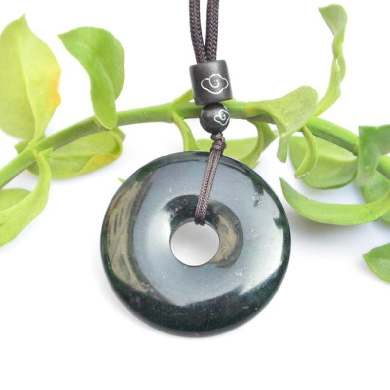 Pendant Necklaces Classic Black Green Glass Ring Necklace Chinese Style Men's And Women's Casual JewelryPendant
Pendant Necklaces Classic Black Green Glass Ring Necklace Chinese Style Men's And Women's Casual JewelryPendant