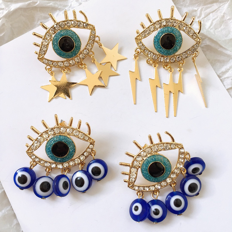 Evil Eye Big Statement Earrings Stud Punk Exaggerated Dripping Oil Evil Eye Drop Earring Party Jewelry 1232 E3
Evil Eye Big Statement Earrings Stud Punk Exaggerated Dripping Oil Evil Eye Drop Earring Party Jewelry 1232 E3