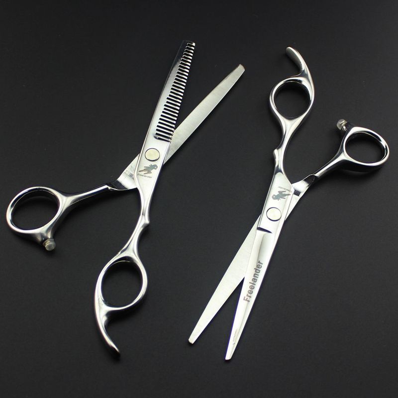 Japan Steel 5.5 6.0 Professional Hairdressing Scissors Barber Set Cutting Shears Scissor cut 220317