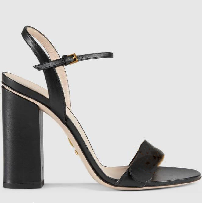 Women Leather Sandal 105mm High Heel Summer Designer Gold-toned Hardware Ankle Strap Chunky Heel Sandals Size 35-42, Customize
Women Leather Sandal 105mm High Heel Summer Designer Gold-toned Hardware Ankle Strap Chunky Heel Sandals Size 35-42, Customize