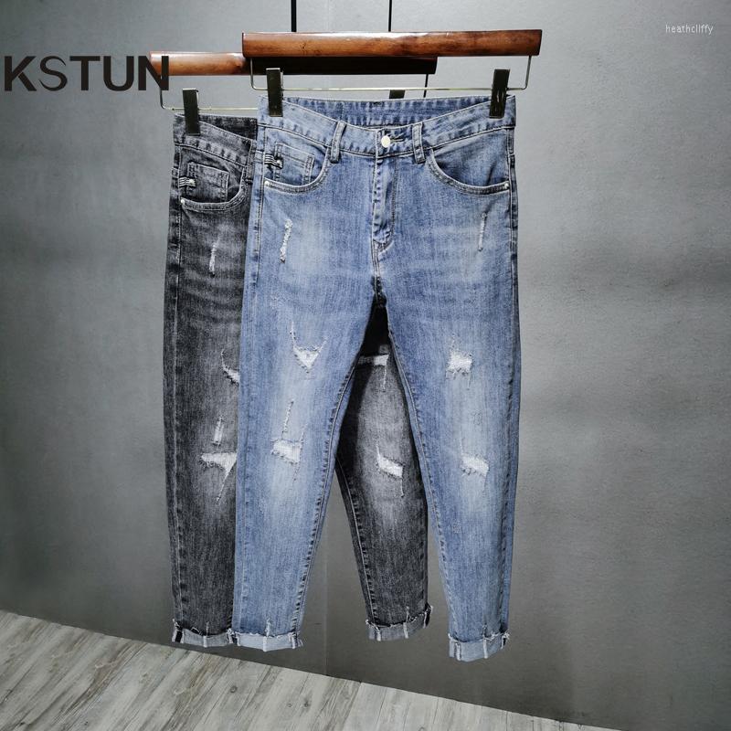 Men's Jeans Skinny Men Denim Pants Stretch Light Blue Ankle-Length Distressed Hip Hop Streetwear Patchwork Men's Clothing CowboyMen's He, Gray
Men's Jeans Skinny Men Denim Pants Stretch Light Blue Ankle-Length Distressed Hip Hop Streetwear Patchwork Men's Clothing CowboyMen's He, Gray