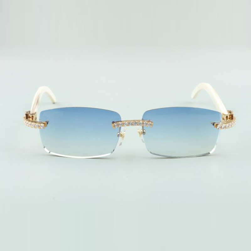 endless dia buffs sunglasses 3524012 with natural white horns legs and 56 mm lens Good quality