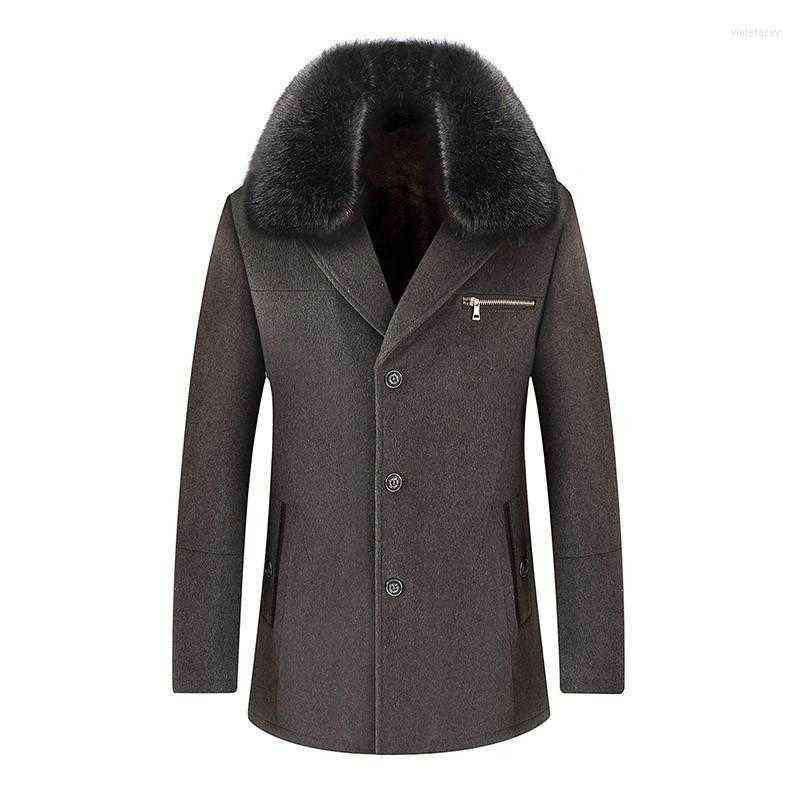 Men's Wool & Blends 2022 Arrival Winter High Quality Thick Casual Trench Coat Men / Warm Jackets Woolen Viol22 T220810, Dark gray
Men's Wool & Blends 2022 Arrival Winter High Quality Thick Casual Trench Coat Men / Warm Jackets Woolen Viol22 T220810, Dark gray