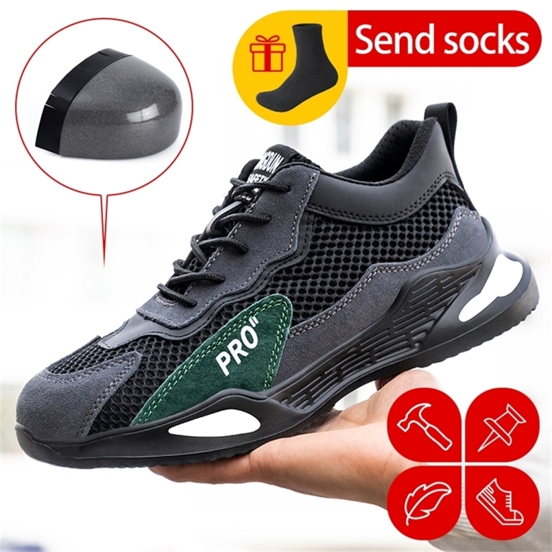 Safety Work Shoes Men Anti-Smashing Indestructible Steel Toe Cap Puncture-Proof Boots Lightweight Male Sofe Women Cosy Sneakers 220616, 06safety work
Safety Work Shoes Men Anti-Smashing Indestructible Steel Toe Cap Puncture-Proof Boots Lightweight Male Sofe Women Cosy Sneakers 220616, 06safety work