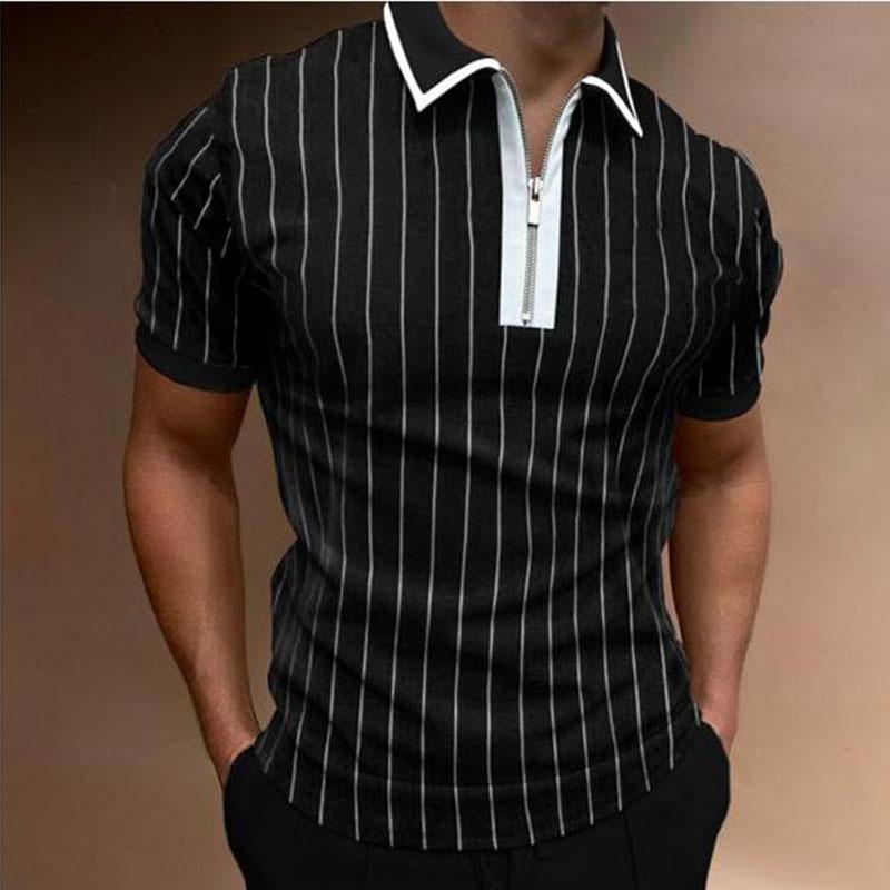 Men's Polos Summer Men's Zip Up Shirts Fashion Luxury Striped Street Casual Short Sleeve T Shirt TopsMen's Men'sMen's
Men's Polos Summer Men's Zip Up Shirts Fashion Luxury Striped Street Casual Short Sleeve T Shirt TopsMen's Men'sMen's