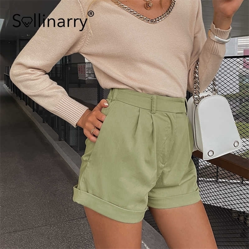 Sollinary Summer casual loose high waist shorts women High street knee length green shorts Offical lady zipper wide leg shorts 210709, Army green
Sollinary Summer casual loose high waist shorts women High street knee length green shorts Offical lady zipper wide leg shorts 210709, Army green