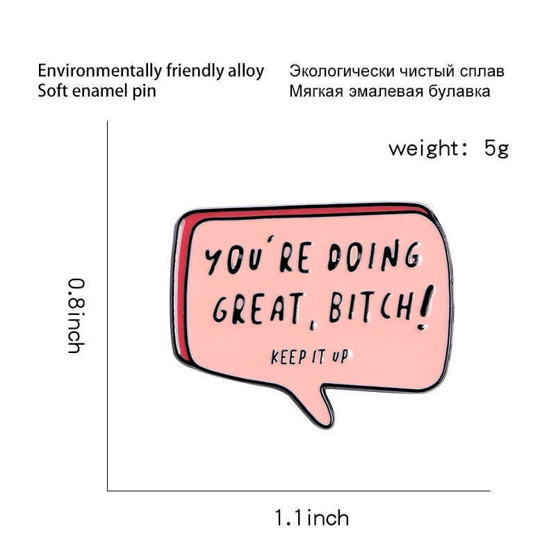 Cute Small Funny Enamel Brooches Pins For Women Girl Men Christmas Gift Demin Shirt Decor Brooch Pin Metal Kawaii Badge