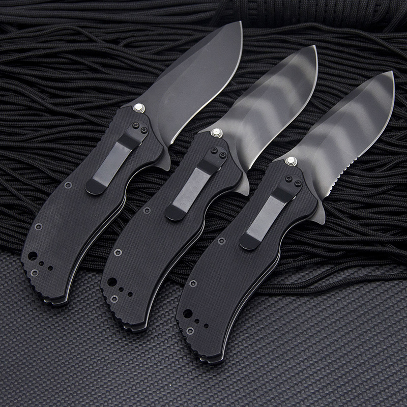 Top Quality Z0350 Flipper Folding Knife S30V Titanium Coating Drop Point Blade G10 with Stainless Steel Sheet Handle Ball Bearing Fast Open Poket Folder Knives
Top Quality Z0350 Flipper Folding Knife S30V Titanium Coating Drop Point Blade G10 with Stainless Steel Sheet Handle Ball Bearing Fast Open Poket Folder Knives