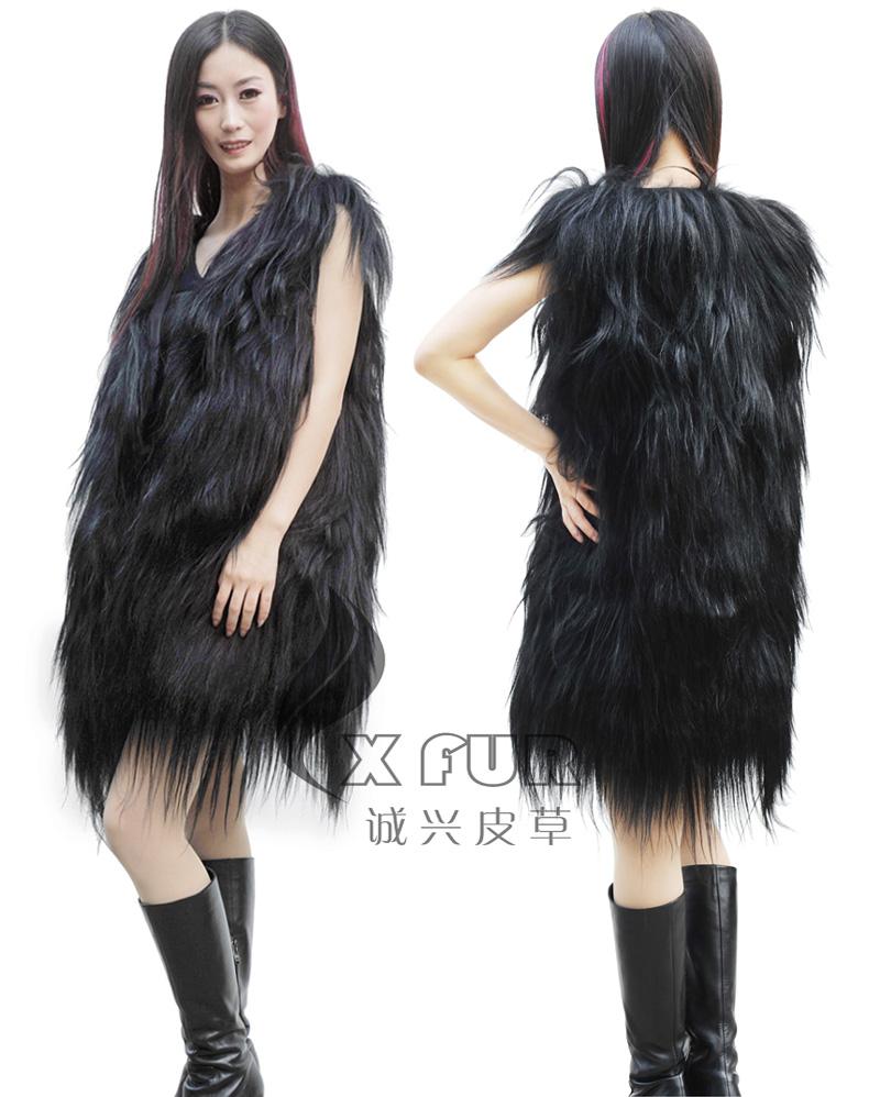 Women's Vests CX-G-B-130 Winter Female Black Sleeveless Goat Long Fur Vest Women Solid Fluffy Genuine Gilet Woman LadiesWomen's, Beige
Women's Vests CX-G-B-130 Winter Female Black Sleeveless Goat Long Fur Vest Women Solid Fluffy Genuine Gilet Woman LadiesWomen's, Beige