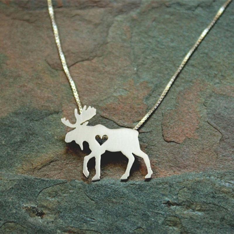Pendant Necklaces Tiny Moose Necklace Silver Color Charm Heart Choker For Women Girl Fashion Statement JewelryPendant
Pendant Necklaces Tiny Moose Necklace Silver Color Charm Heart Choker For Women Girl Fashion Statement JewelryPendant