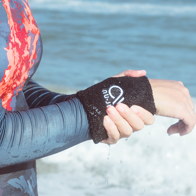 Nu-June 1PCS Cotton Unisex Sport Sweatband Wristband Wrist Protector Running Badminton Basketball Brace Terry Cloth Sweat Band