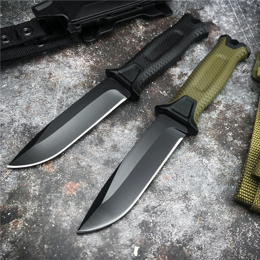 Cold Steel GB G1500 Survival Straight knife 12C27 Black Titanium Coated Drop Point Blade Outdoor Camping Hiking Hunting Tactical Knives With 1500 Kydex
Cold Steel GB G1500 Survival Straight knife 12C27 Black Titanium Coated Drop Point Blade Outdoor Camping Hiking Hunting Tactical Knives With 1500 Kydex
