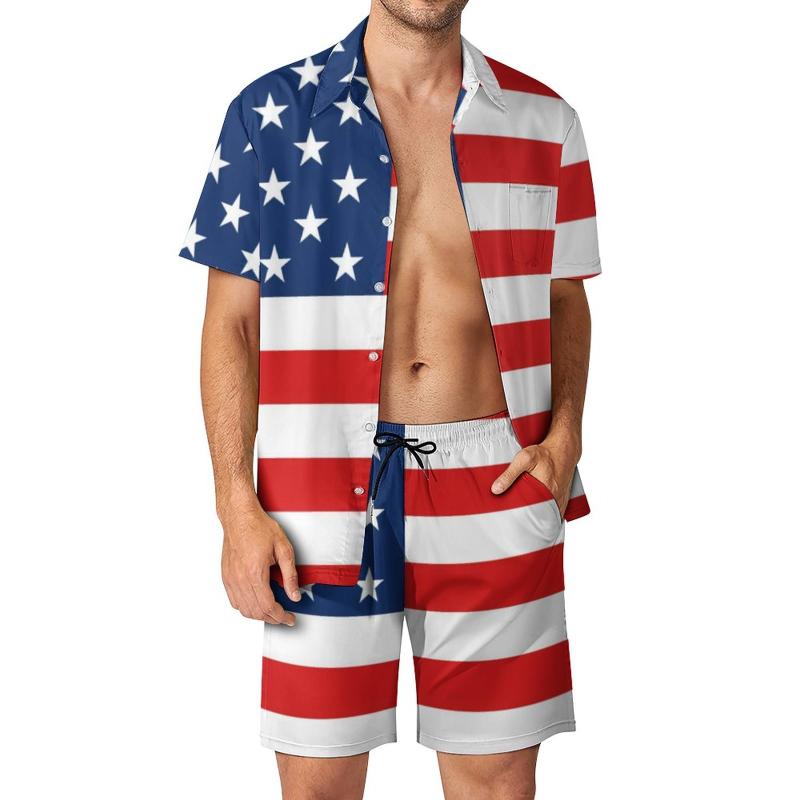 Men's Tracksuits American Flag Men Sets 4th Of July Blue Red Stripe Casual Shirt Set Hawaii Beach Shorts Graphic Suit 2 Piece Clothing Big S, Style-3
Men's Tracksuits American Flag Men Sets 4th Of July Blue Red Stripe Casual Shirt Set Hawaii Beach Shorts Graphic Suit 2 Piece Clothing Big S, Style-3