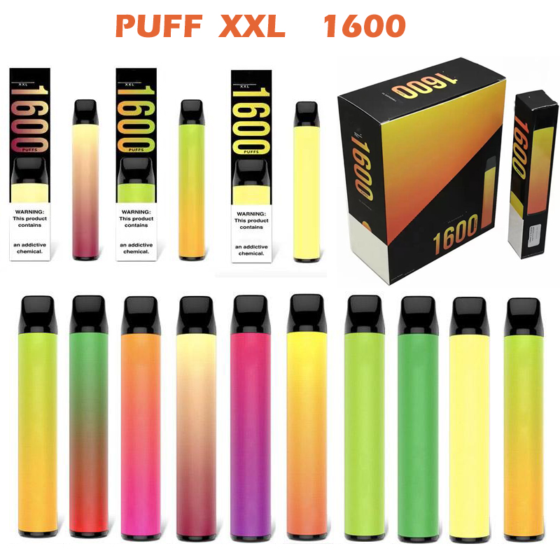 Puff XXL Disposable Vape Pen E Cigarette Device With Security Codes 6.5ml 1000mAh Pre-Filled 1600 Puffs PuffBar Kit VS Air Bar Max
Puff XXL Disposable Vape Pen E Cigarette Device With Security Codes 6.5ml 1000mAh Pre-Filled 1600 Puffs PuffBar Kit VS Air Bar Max