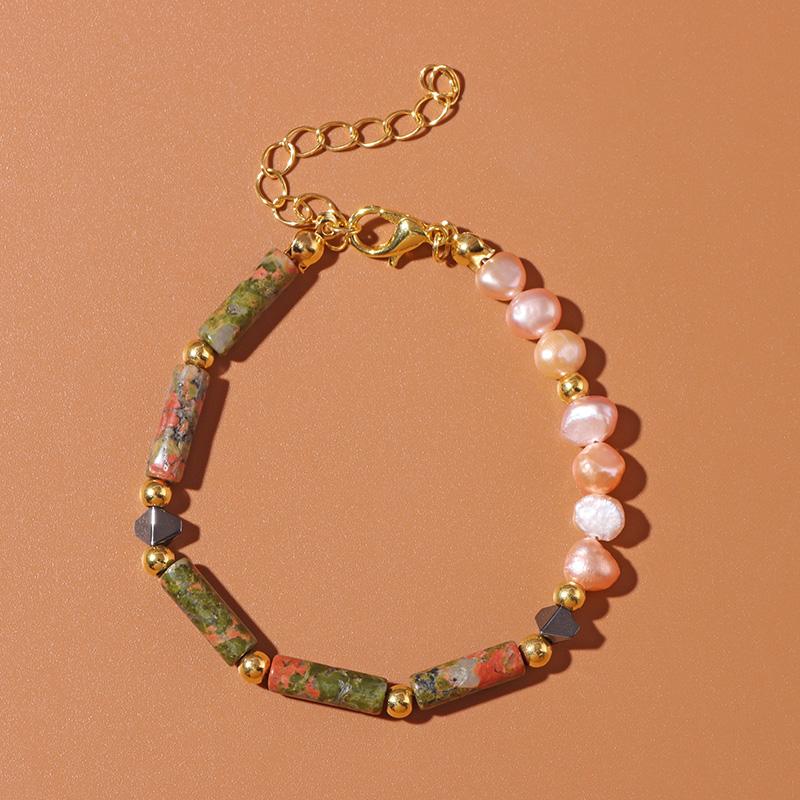 Charm Bracelets Wholesale Natural Cylinder Shape Stone Bracelet For Women Men Adjustable Irregular Freshwater Pearls AnkletsCharm
Charm Bracelets Wholesale Natural Cylinder Shape Stone Bracelet For Women Men Adjustable Irregular Freshwater Pearls AnkletsCharm
