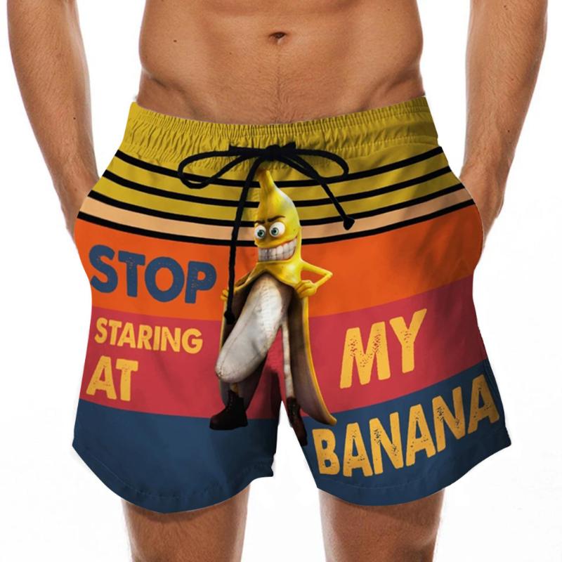 Men's Shorts Men Beach Pants Summer Fashion Cock Banana Cool 3D Print Sexy Siwmwear Board Briefs For Man Swim Trunks Beachwear, White;black
Men's Shorts Men Beach Pants Summer Fashion Cock Banana Cool 3D Print Sexy Siwmwear Board Briefs For Man Swim Trunks Beachwear, White;black