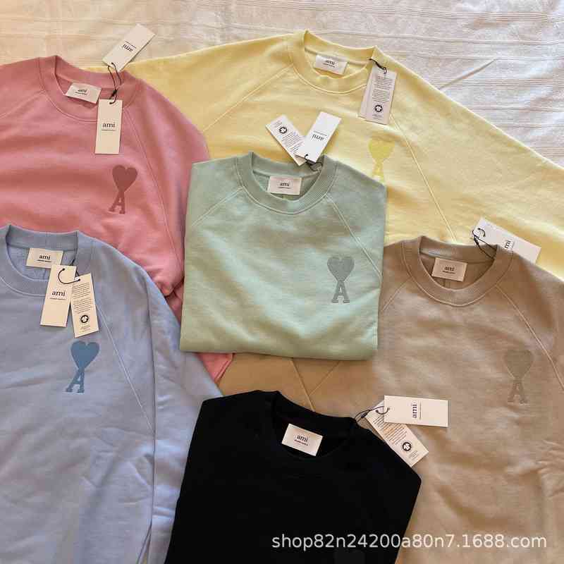 Designer Sweatshirt Paris Pullover Fashion Brand Unisex [correct Development of Poison Macarone Color Love a Loose Raglan for Men and Women, Pink
Designer Sweatshirt Paris Pullover Fashion Brand Unisex [correct Development of Poison Macarone Color Love a Loose Raglan for Men and Women, Pink