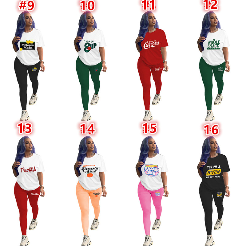 Women Short Sleeve Pants Suits 2022 Fall Tracksuits Printed T Shirt Two Piece Jogger Set Fashion Casual Clothes 16 colors, Mix or give list
Women Short Sleeve Pants Suits 2022 Fall Tracksuits Printed T Shirt Two Piece Jogger Set Fashion Casual Clothes 16 colors, Mix or give list