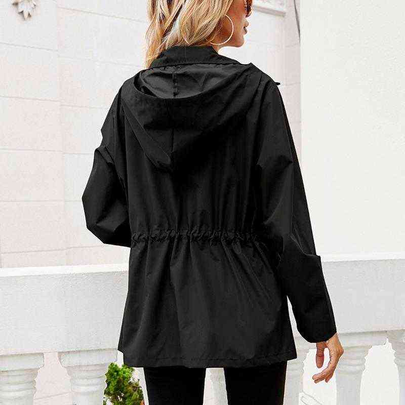 Women's Trench Coats 2021 Autumn/Winter Hoodie Waist Rain Jacket Zip Raincoat Outdoor Mountain Clothing Womens Clothes Designer T220809, Army green
Women's Trench Coats 2021 Autumn/Winter Hoodie Waist Rain Jacket Zip Raincoat Outdoor Mountain Clothing Womens Clothes Designer T220809, Army green