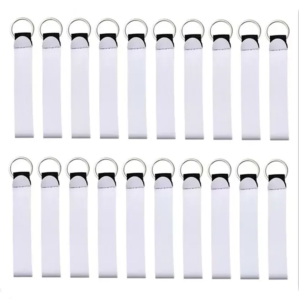 New Neoprene Wristlet Keychains Favor Sublimation Print Blank Lanyard Strap Band Split Ring Key Chain Holder Hand Wrist Keychain sxmy9
New Neoprene Wristlet Keychains Favor Sublimation Print Blank Lanyard Strap Band Split Ring Key Chain Holder Hand Wrist Keychain sxmy9