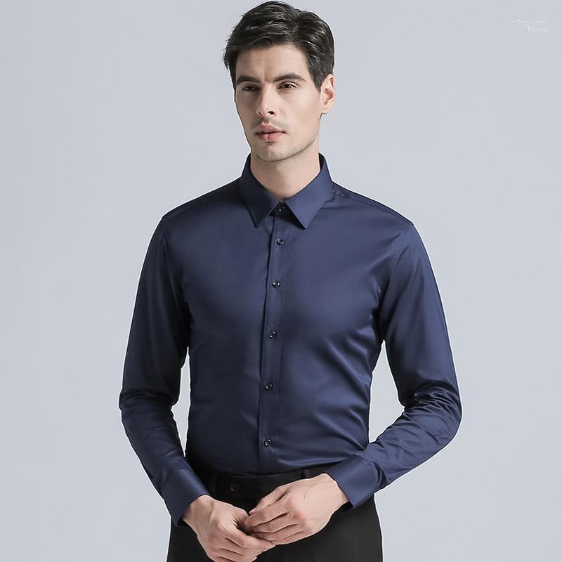 Men's Arrival High Quality Cotton Blend Shirts Regular Fit Solid Color Long Sleeve Formal Business Suits Dress Eldd22, Navy blue
Men's Arrival High Quality Cotton Blend Shirts Regular Fit Solid Color Long Sleeve Formal Business Suits Dress Eldd22, Navy blue