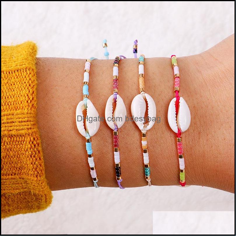 Charm Bracelets Jewelry Colorf Small Glass Beads Strands Shell Bracelet New Fashion Bohemian Style Drop Deli Dh3Sb
Charm Bracelets Jewelry Colorf Small Glass Beads Strands Shell Bracelet New Fashion Bohemian Style Drop Deli Dh3Sb