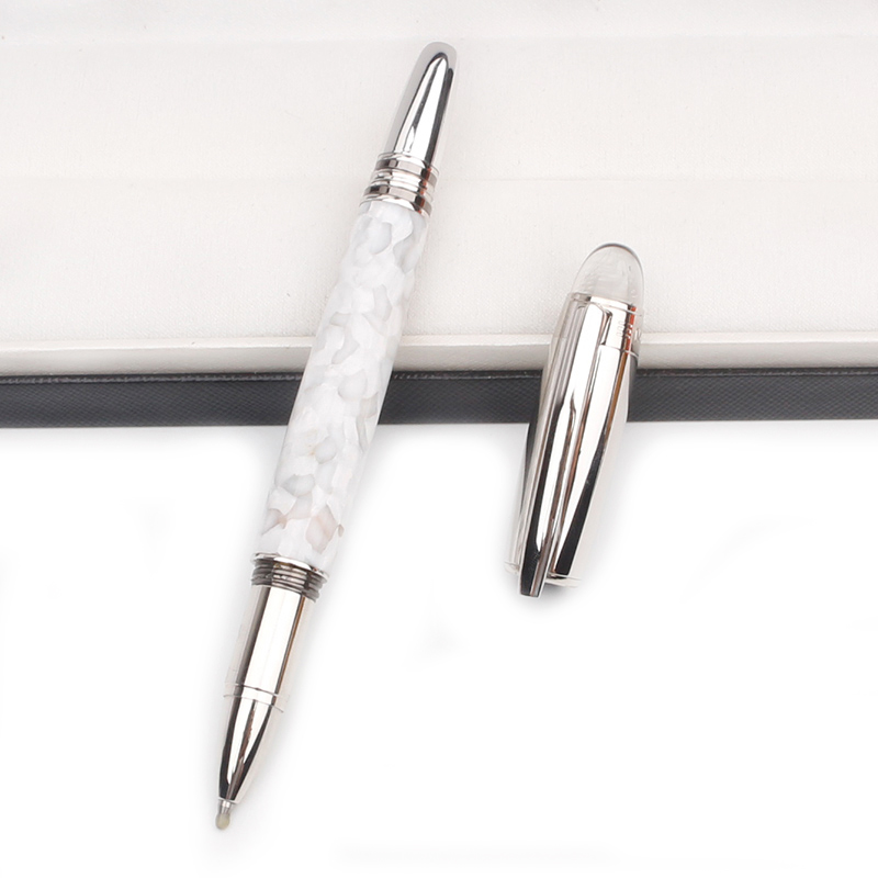 PURE PEARL White star crystal head Fountain/Rollerball/Ballpoint pen quality Luxury acrylic barrel Classic Stationery with Serial Number+Gift Refills & Plush Pouch
PURE PEARL White star crystal head Fountain/Rollerball/Ballpoint pen quality Luxury acrylic barrel Classic Stationery with Serial Number+Gift Refills & Plush Pouch