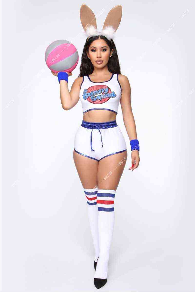 Space Lola Rabbit Cosplay Come Rabbit Jam Comes Women Girls Halloween Party Clothes Carnival suit L220714