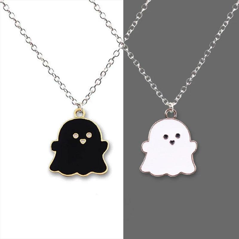 Chains Trendy Black And White Ghost Pendant Necklaces For Women Men Friends Cute Lovely Necklace Fashion JewelryChains
Chains Trendy Black And White Ghost Pendant Necklaces For Women Men Friends Cute Lovely Necklace Fashion JewelryChains