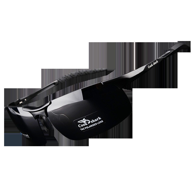 Cook Sharks aluminum magnesium sunglasses mens sunglasses HD polarized driving drivers color glasses 220526