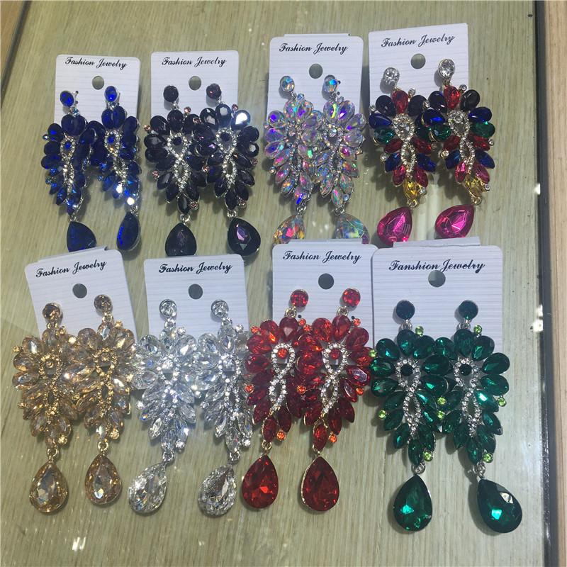 Dangle & Chandelier Fashion Luxury Crystal Earrings For Women Wedding Girl Elegant Rhinestone Statement Pendants Earring Bride Jewelry Bijou
Dangle & Chandelier Fashion Luxury Crystal Earrings For Women Wedding Girl Elegant Rhinestone Statement Pendants Earring Bride Jewelry Bijou