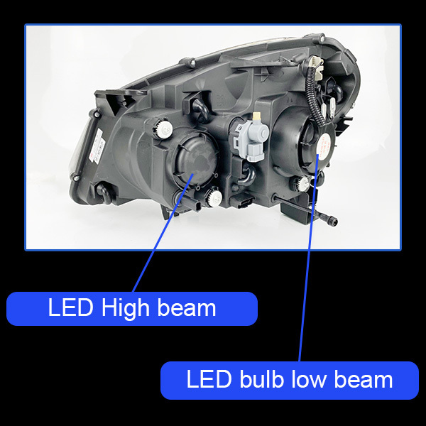 Car Headlights For Nissan Qashqai LED Headlight 2007-16 LED Signal Light Daytime Running Lights High Beam