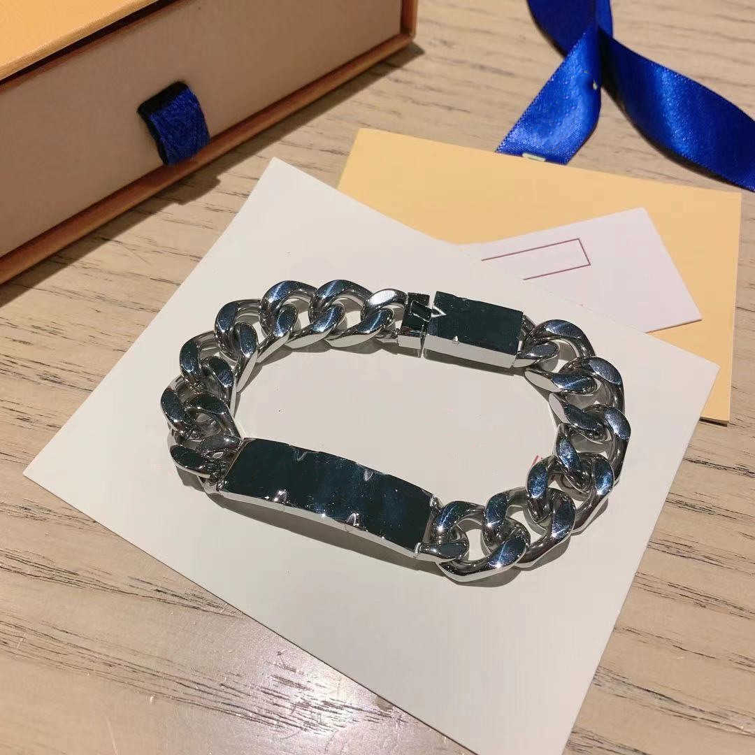 lvt lv braclet designer high quality silver love bracelet men women gold bracelets chain fashion personality hip hop louis vuittons louisvuitton 6PGK