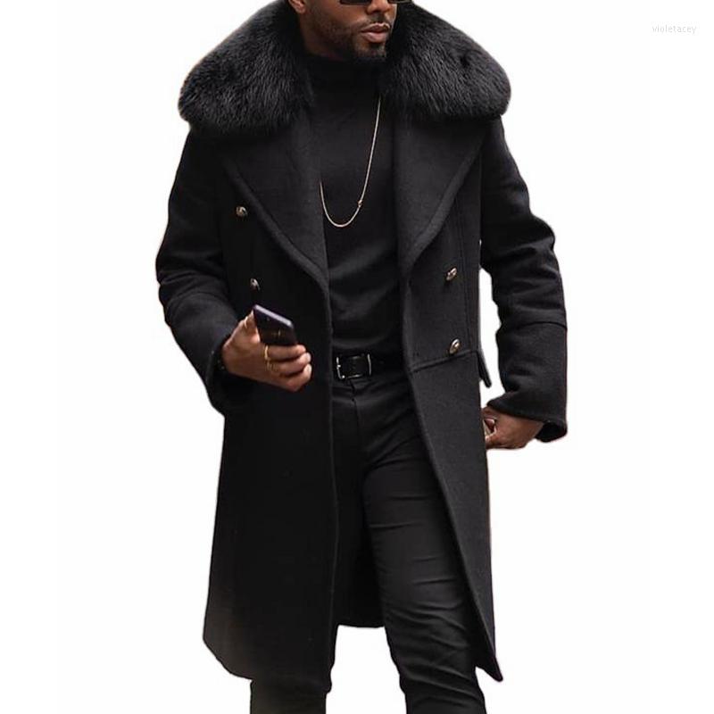 Men's Wool & Blends Wepbel Trench Coats Brown Side Seam Overcoats Casual Woolen Solid Double Breasted Sidekick Coat Outwear Jackets Viol22, Black
Men's Wool & Blends Wepbel Trench Coats Brown Side Seam Overcoats Casual Woolen Solid Double Breasted Sidekick Coat Outwear Jackets Viol22, Black