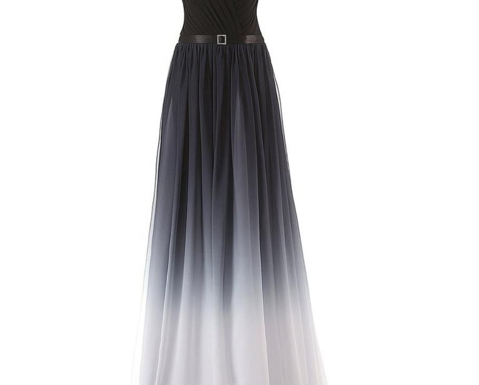 Women's Chiffon Gauze Maxi Bridesmaid Dress Back Laceup Long Formal Evening Party V neckle Dresses Sleeveless With Ribbon Rinestone Belt US4-US22