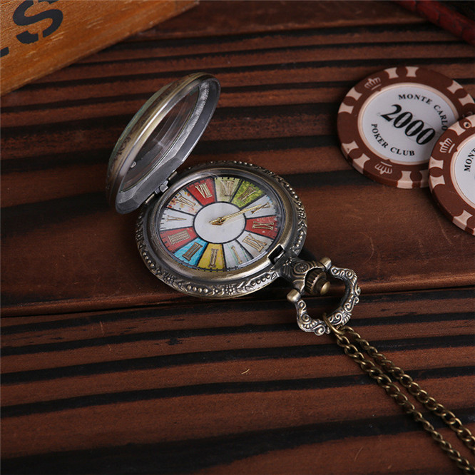 10pcs Nostalgic large glass transparent flip ancient Roman dial Pocket Watch -8-9, Black
10pcs Nostalgic large glass transparent flip ancient Roman dial Pocket Watch -8-9, Black