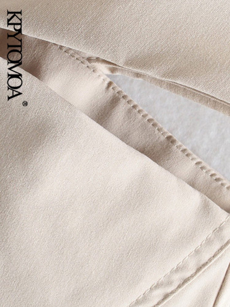 Women Chic Fashion With Pockets Hollow Out Mini Dress Vintage Short Sleeve Back Zipper Female Dresses Vestidos 220526