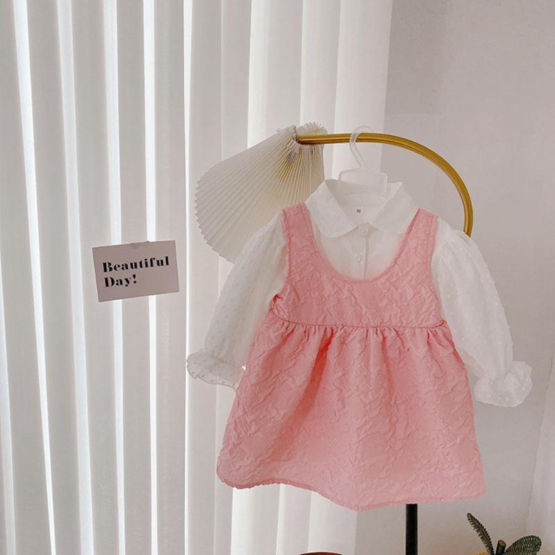 Girl's Dresses Sweet Kids Autumn Girls Princess Dress Set Children Baby Tank- Dresses+Long Sleeve Shirt Tops 2pcs Suit Outfits ADK305, Pink
Girl's Dresses Sweet Kids Autumn Girls Princess Dress Set Children Baby Tank- Dresses+Long Sleeve Shirt Tops 2pcs Suit Outfits ADK305, Pink