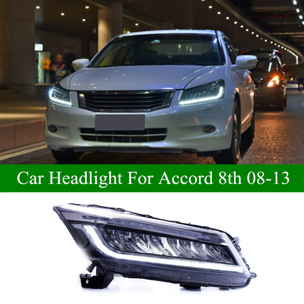 LED High Beam Head Light For Honda Accord 8th Headlight Assembly DRL Car Daytime Lights Turn Signal Angle Eye Lens 2008-2013
LED High Beam Head Light For Honda Accord 8th Headlight Assembly DRL Car Daytime Lights Turn Signal Angle Eye Lens 2008-2013