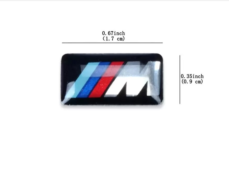 Auto Car Stickers for Bmw M M5 M6 F32 E53 E90 F10 X3 Epoxy logo Plastic Drop Sticker Car Styling
