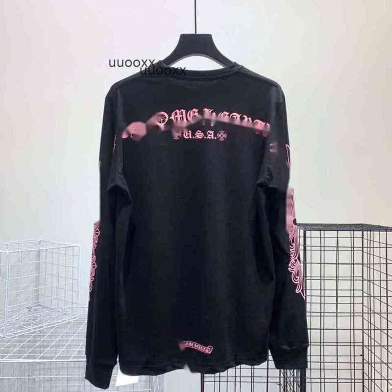 men' hoodie high quality chrome//heart Sanskrit pink printed letter flower arm and wo round neck long sleeve T-shirt coat, Black
men' hoodie high quality chrome//heart Sanskrit pink printed letter flower arm and wo round neck long sleeve T-shirt coat, Black
