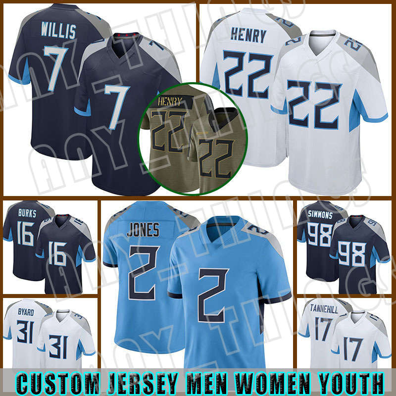 22 Derrick Henry 2 Robert Woods 16 Treylon Burks Football Jersey 7 Malik Willis Ryan Tannehill Jeffery Simmons Kevin Byard Steve McNair Titanes Taylor Lewan Wilson, Custom men (t t)
22 Derrick Henry 2 Robert Woods 16 Treylon Burks Football Jersey 7 Malik Willis Ryan Tannehill Jeffery Simmons Kevin Byard Steve McNair Titanes Taylor Lewan Wilson, Custom men (t t)