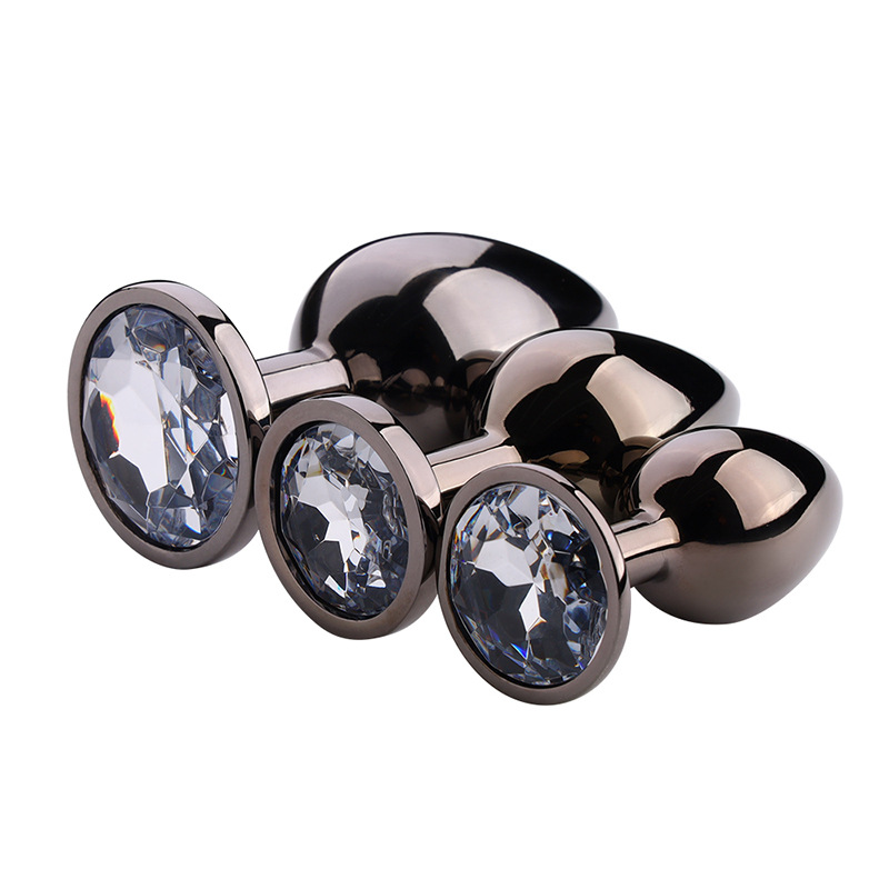 3pcs/Set Small Medium Large Stainless Steel Metal Anal Plug Dildo Sex Toys Products Butt Plugs Gay Anal Beads