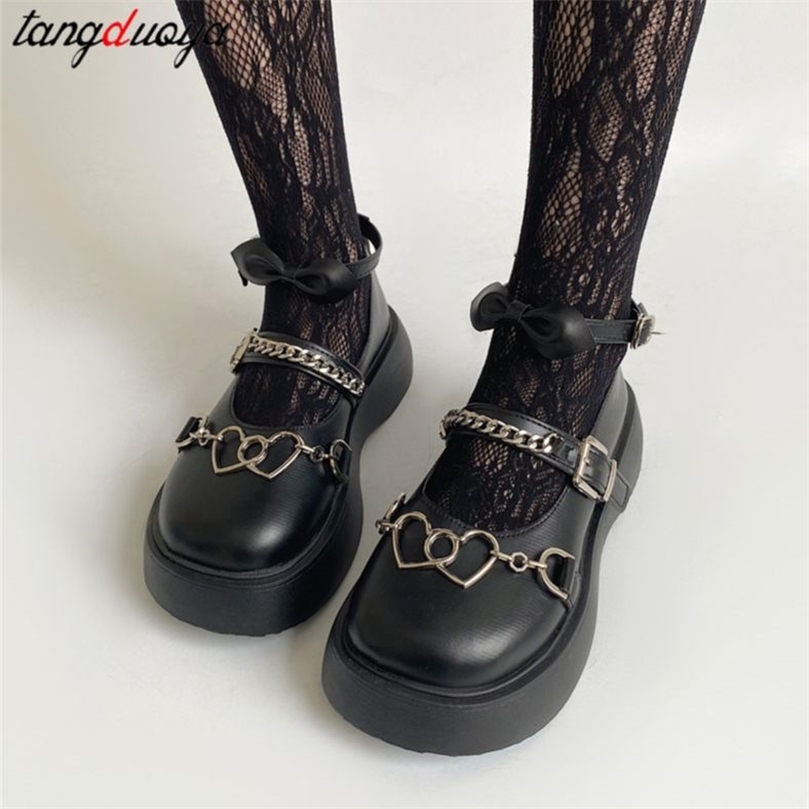 Sepatu Platform Lolita Hak untuk Wanita Loli Tebal Cosplay Kawaii Mary Jane Berbentuk Hati 220614, Black matte
Sepatu Platform Lolita Hak untuk Wanita Loli Tebal Cosplay Kawaii Mary Jane Berbentuk Hati 220614, Black matte