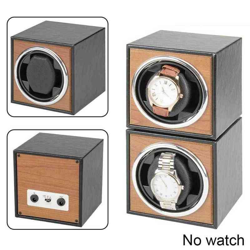 Watch Winder For Automatic Watches New Version 4 6 Wooden Watch Accessories Box Watches Storage Collector 3 Rotation Mode Single H